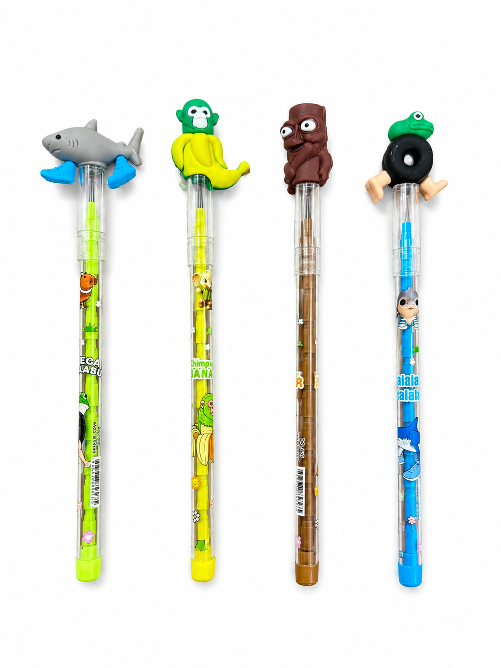 Cute Character Pencil – Fun Animal Topper Pencil for Kids