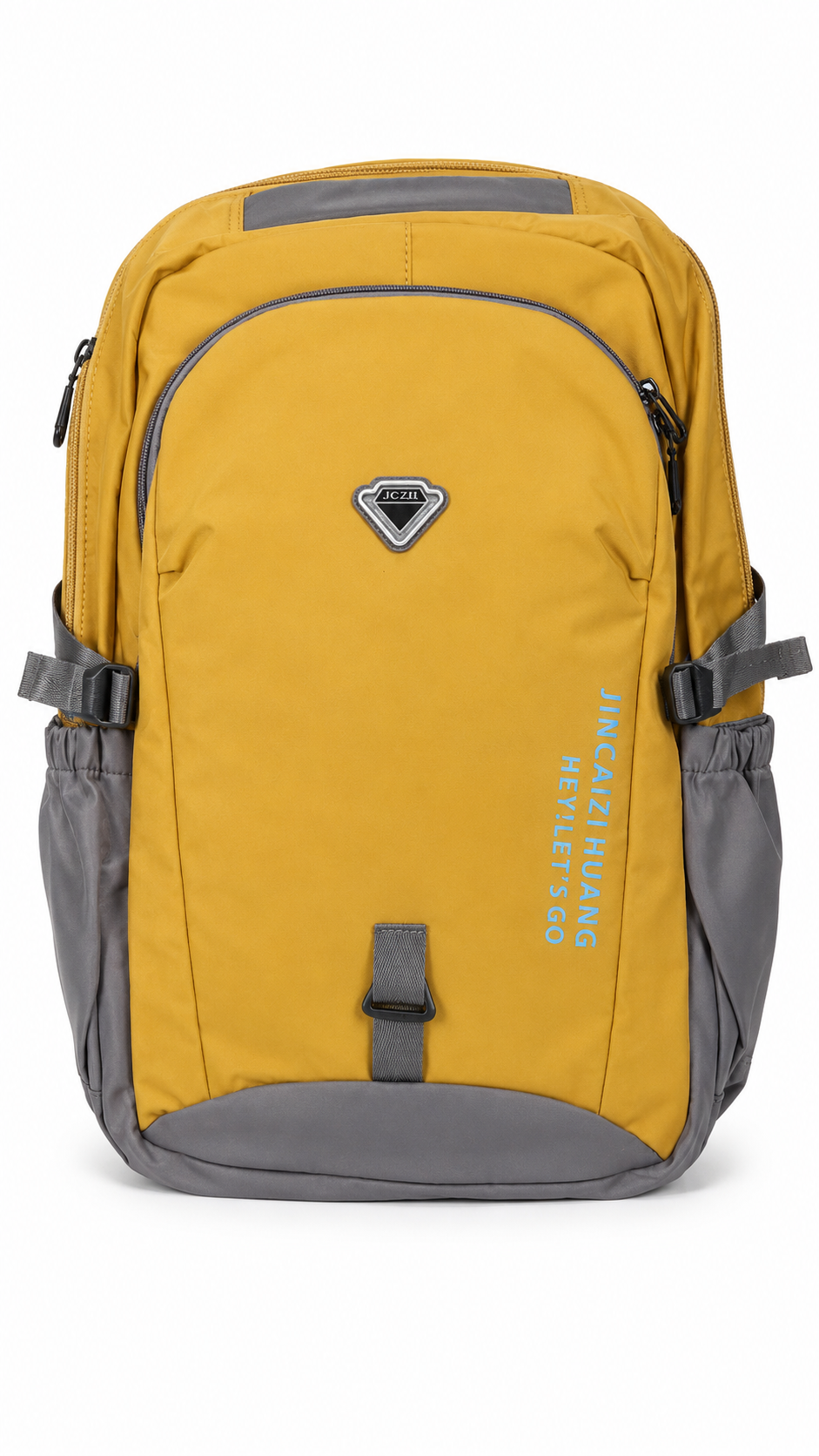 Large Water-Resistant Laptop Backpack – Mustard Yellow, 52cm