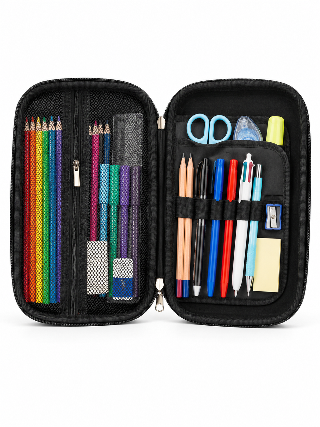 Nitro Rush 3D Hard-Shell Pencil Pouch – Black, 24cm