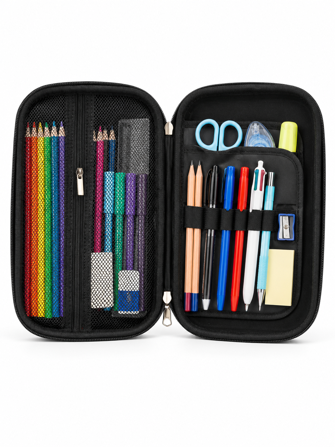 Nitro Rush 3D Hard-Shell Pencil Pouch – Black, 24cm