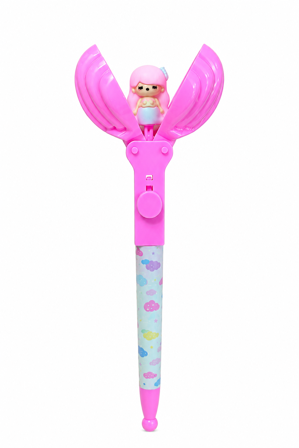 Shell Surprise Mermaid Pen – Cute Pink Shell Pop-Up Pen for Kids