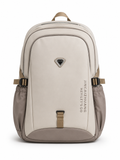 Large 5-Pocket Everyday Backpack – Ivory & Taupe, 52cm