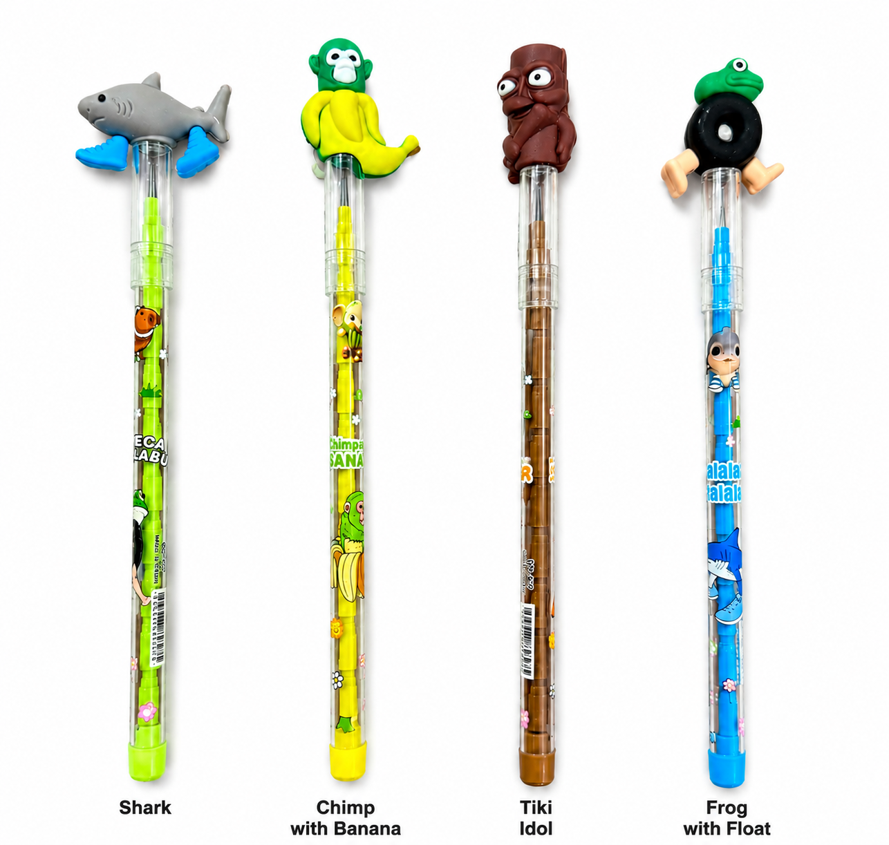 Cute Character Pencil – Fun Animal Topper Pencil for Kids