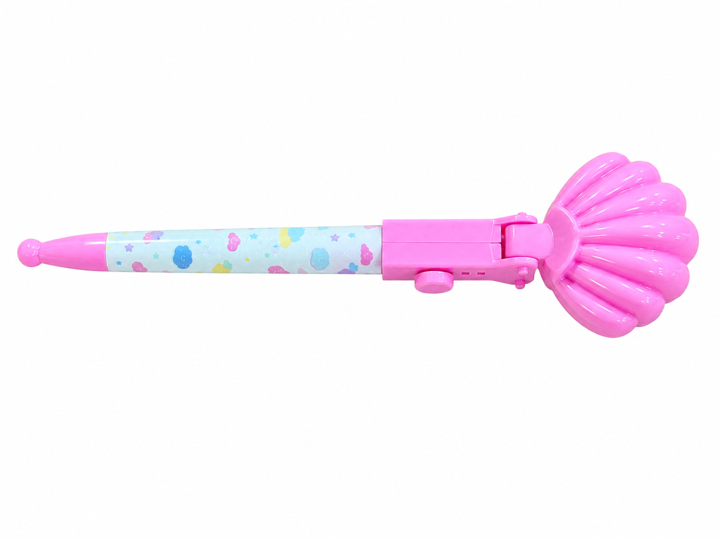 Shell Surprise Mermaid Pen – Cute Pink Shell Pop-Up Pen for Kids