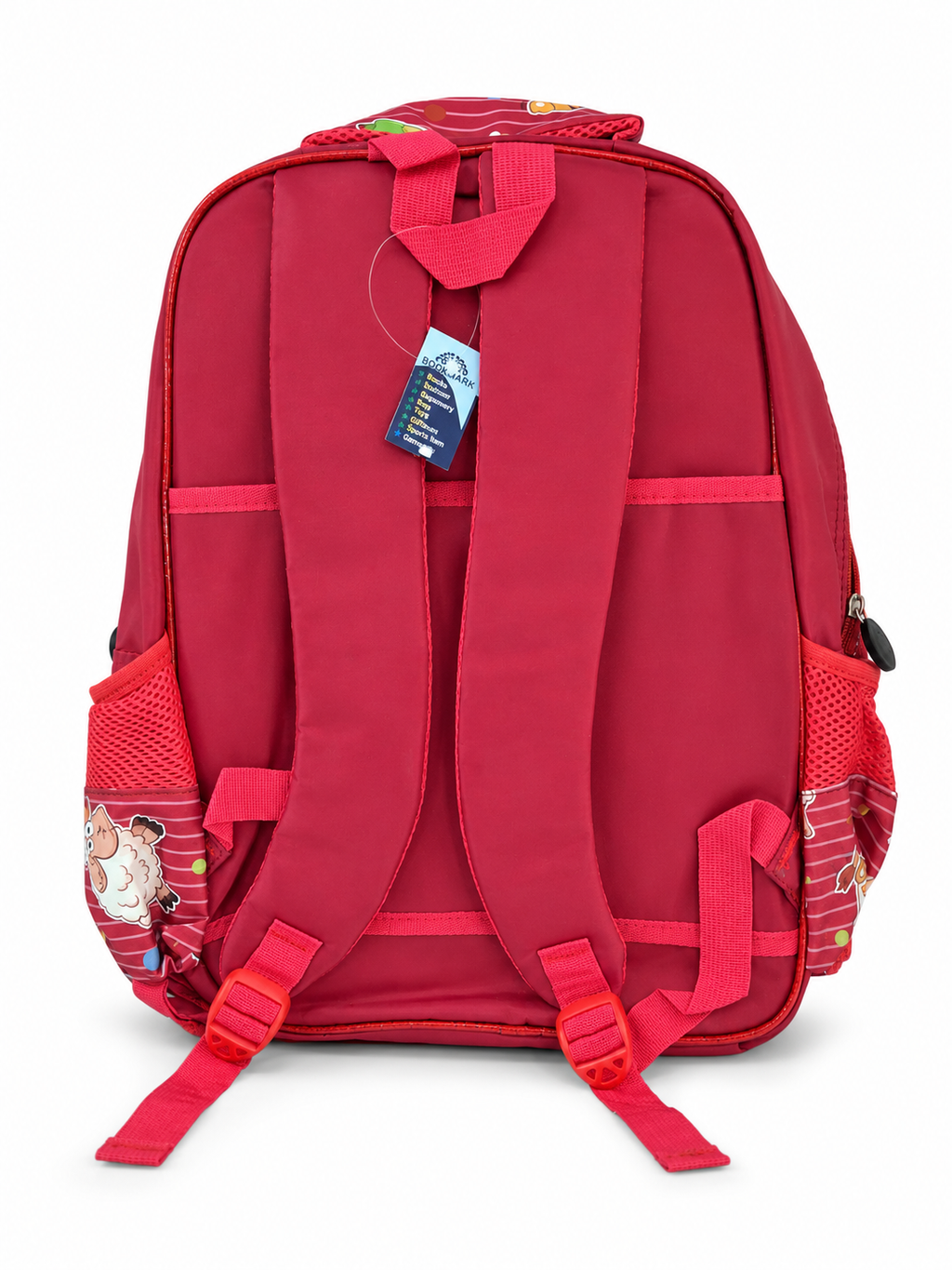 3D Motorcycle Racing School Backpack for Kids – Red, 40cm