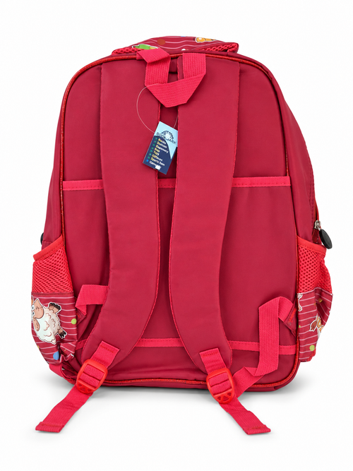 3D Motorcycle Racing School Backpack for Kids – Red, 40cm