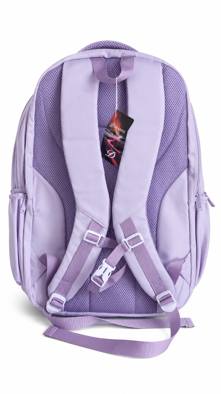 Large 7-Pocket Everyday Backpack – Lavender, 52cm
