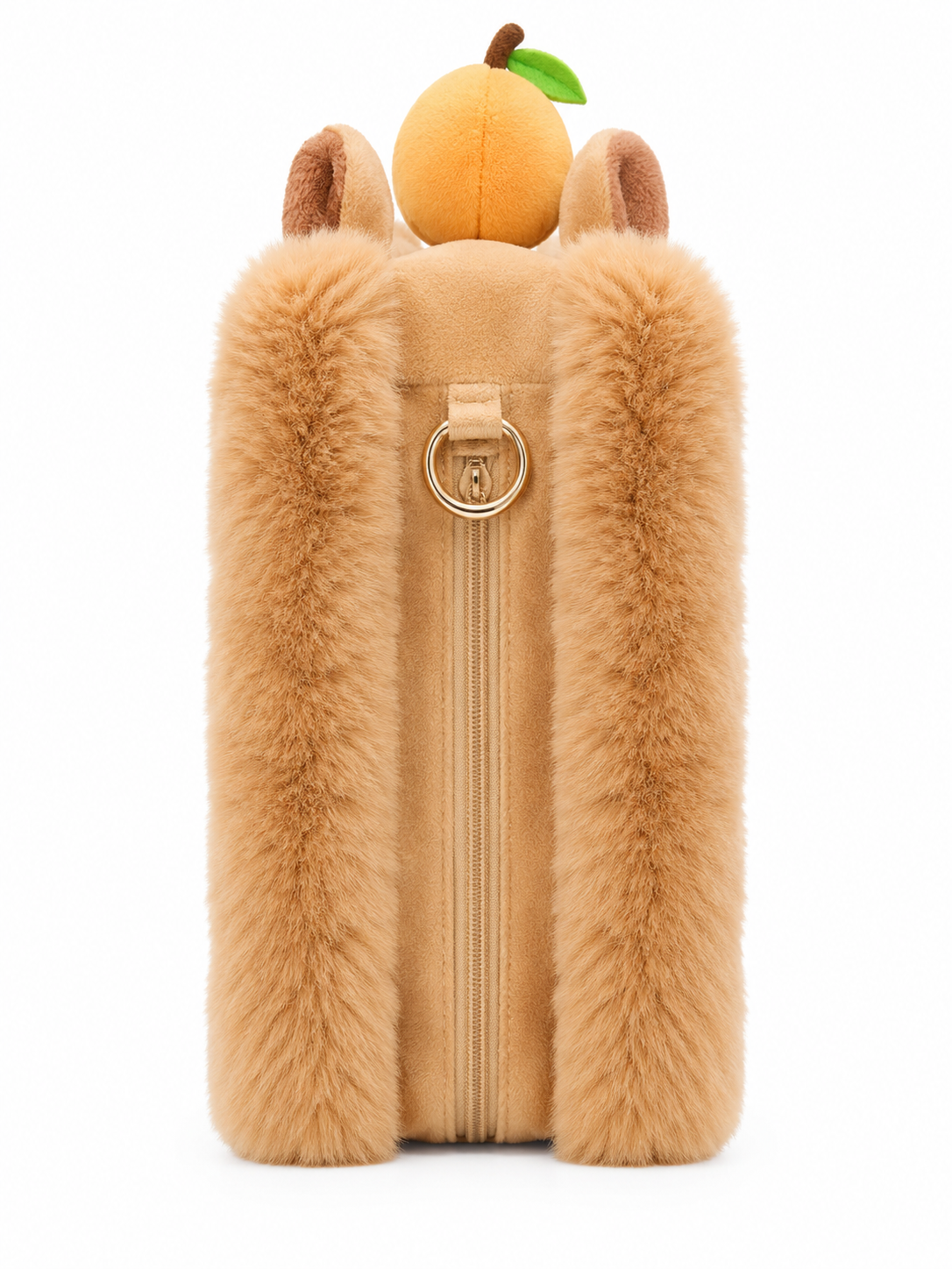 Cozy Capybara Crossbody Bag – Fluffy Mini Shoulder Bag | 20cm x 15cm