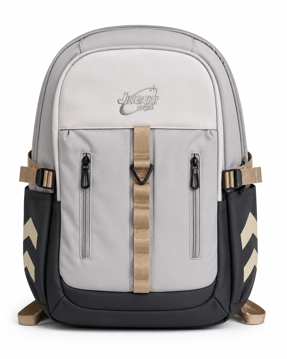Urban Axis 7-Pocket Everyday Backpack – Grey & Black, 52cm