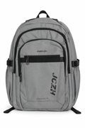 Large 7-Pocket Everyday Backpack – Grey & Black, 50cm