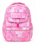 Large 7-Pocket Butterfly Floral Backpack – Pink, 52cm