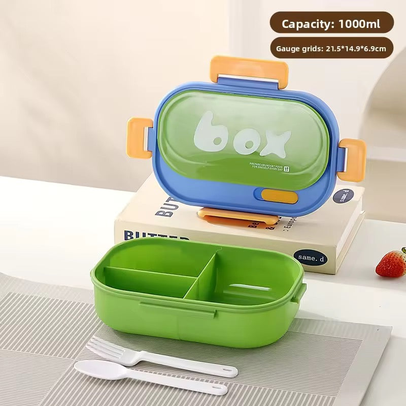 Bento BOX Kids Lunch Box & Cup Set | 1000ml | Tumbler, Spoon & Fork included