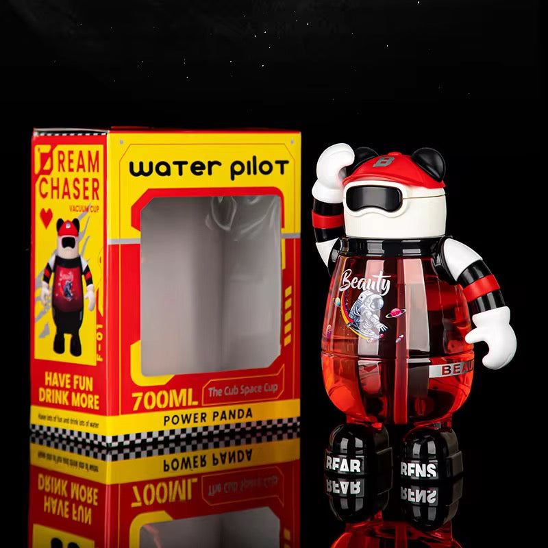 Space Pilot Robot Water Bottle | 700ml | 2 colors