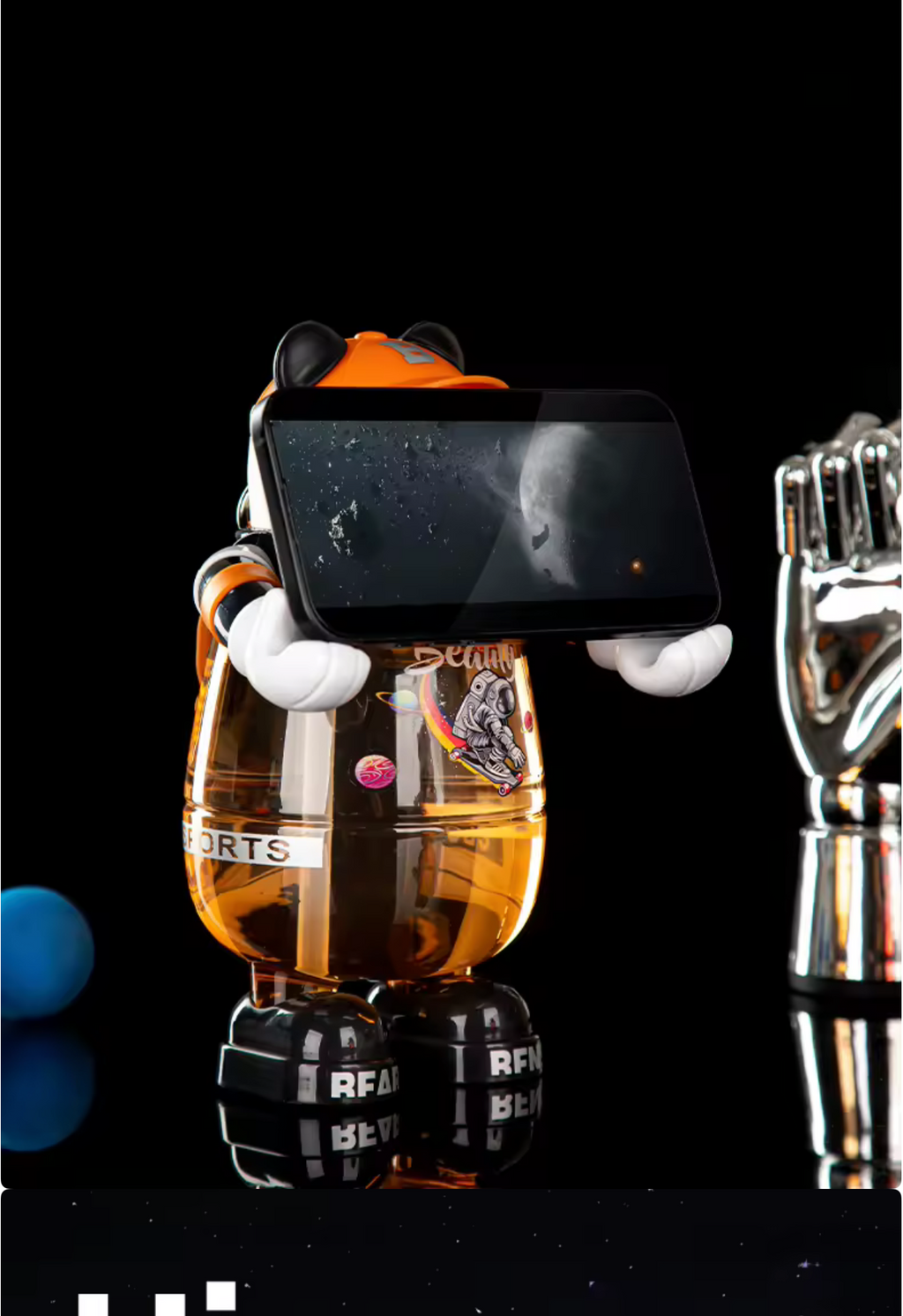 Space Pilot Robot Water Bottle | 700ml | 2 colors