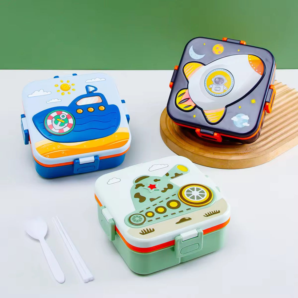Space Rocket Bento Lunch Box | 1100ml + Sauce Pot