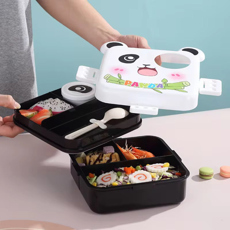 Panda Bento Lunch Box | 1100ml + Sauce Pot