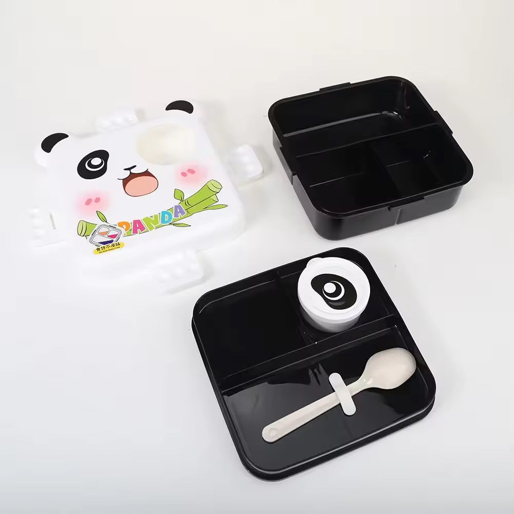 Panda Bento Lunch Box | 1100ml + Sauce Pot