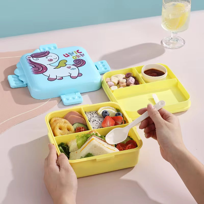 Unicorn Kids Bento Lunch Box