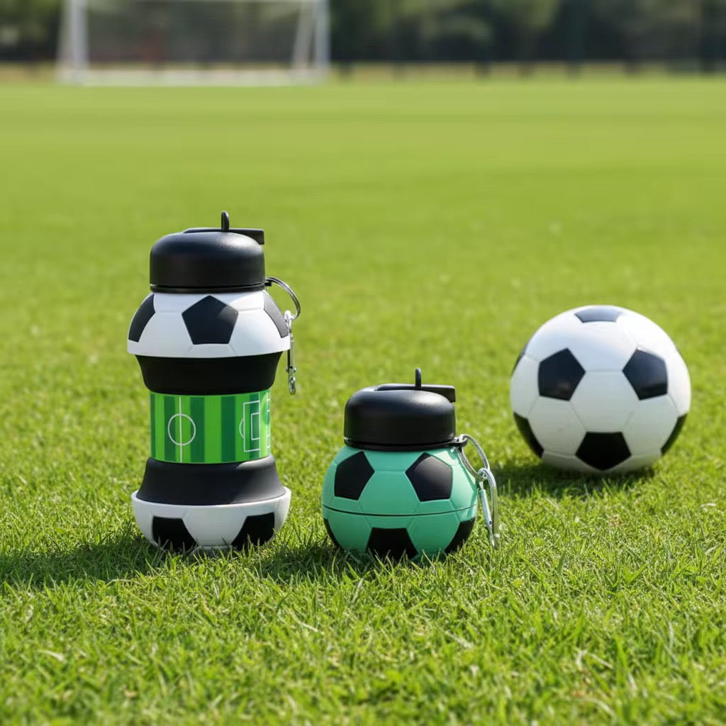 Foldable Football Water Bottle | 550ml | 2 colors