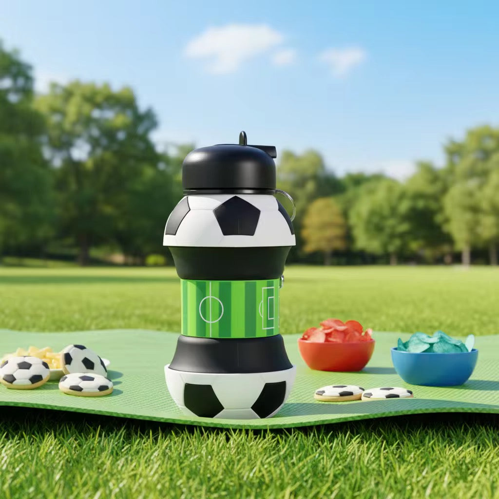 Foldable Football Water Bottle | 550ml | 2 colors