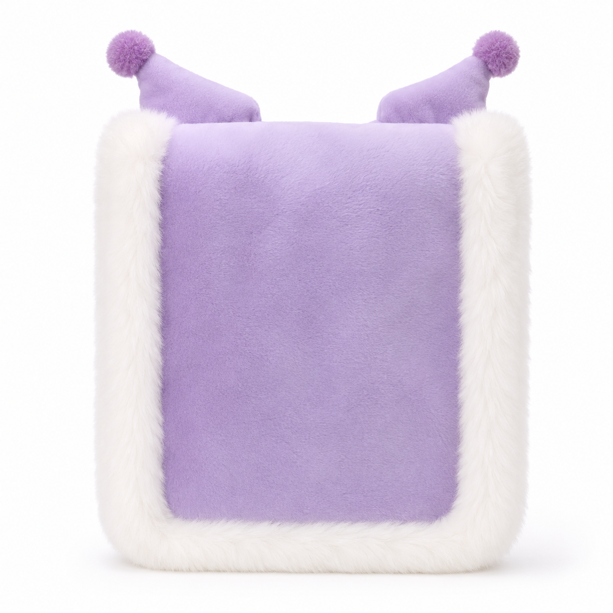 Kuromi Fluffy Crossbody Bag – Purple Plush Mini Shoulder Bag |