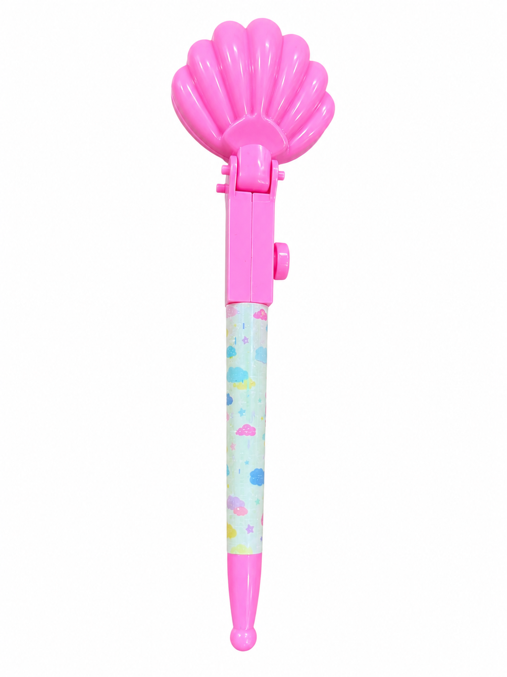 Shell Surprise Mermaid Pen – Cute Pink Shell Pop-Up Pen for Kids