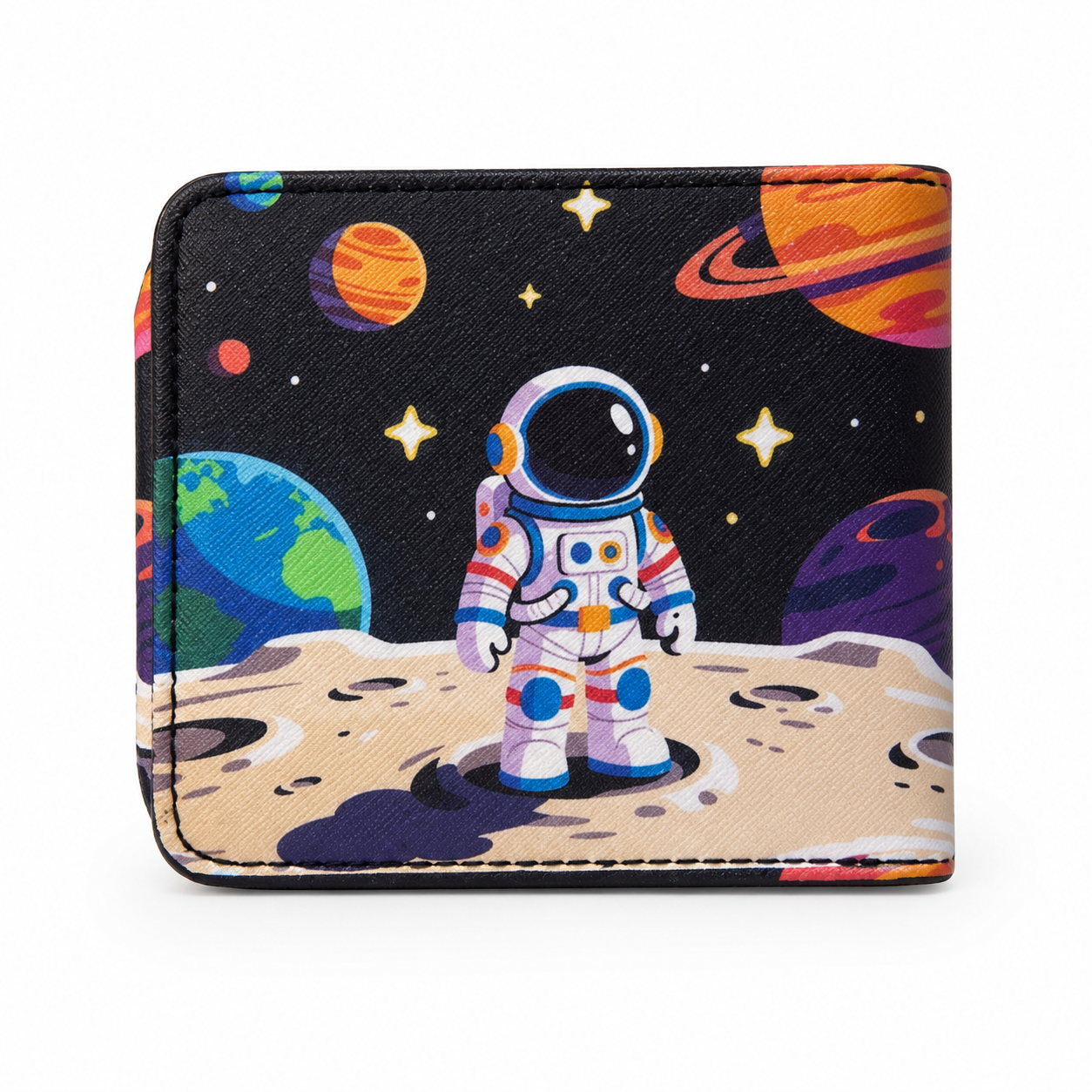 Space Explorer Kids Wallet – Astronaut Design | 12cm x 10cm