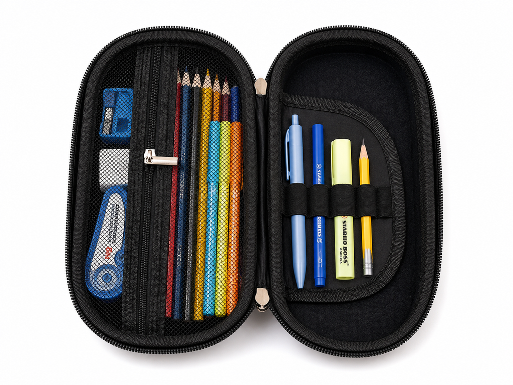 Inferno Racer 3D Hard-Shell Pencil Pouch – Black, 24cm