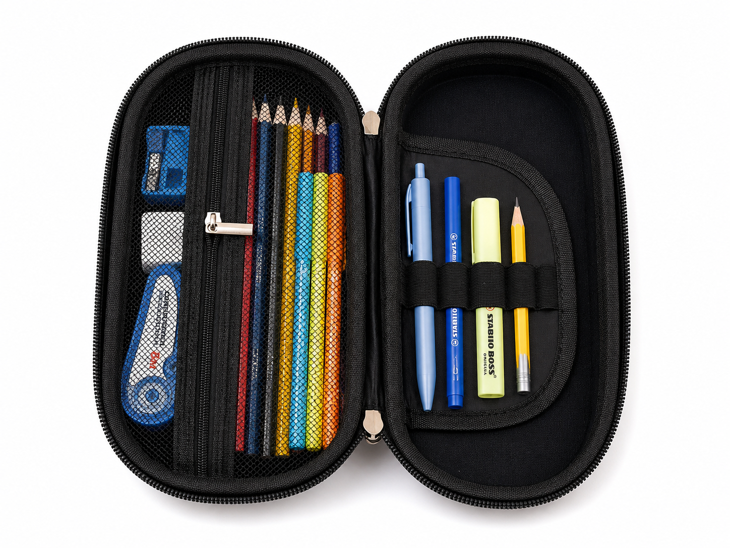 Inferno Racer 3D Hard-Shell Pencil Pouch – Black, 24cm