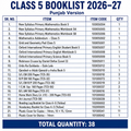 The City School Bookset | Class PG to C8