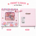 Café Bloom Magnetic Notebook – 14cm Cute To-Do List Diary