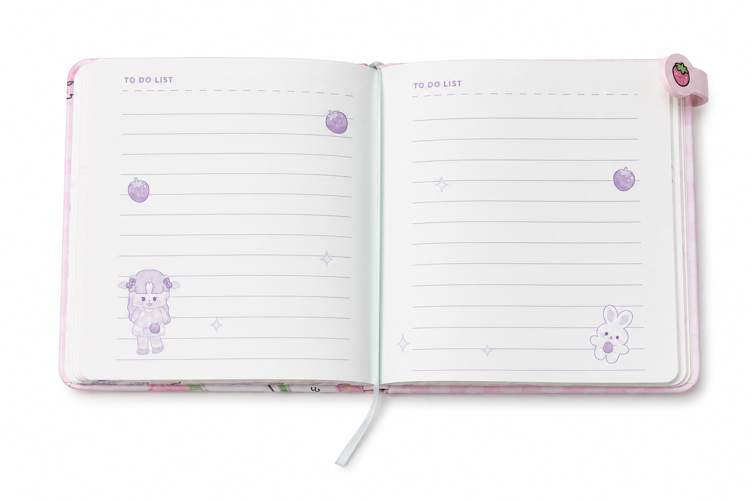 Café Bloom Magnetic Notebook – 14cm Cute To-Do List Diary