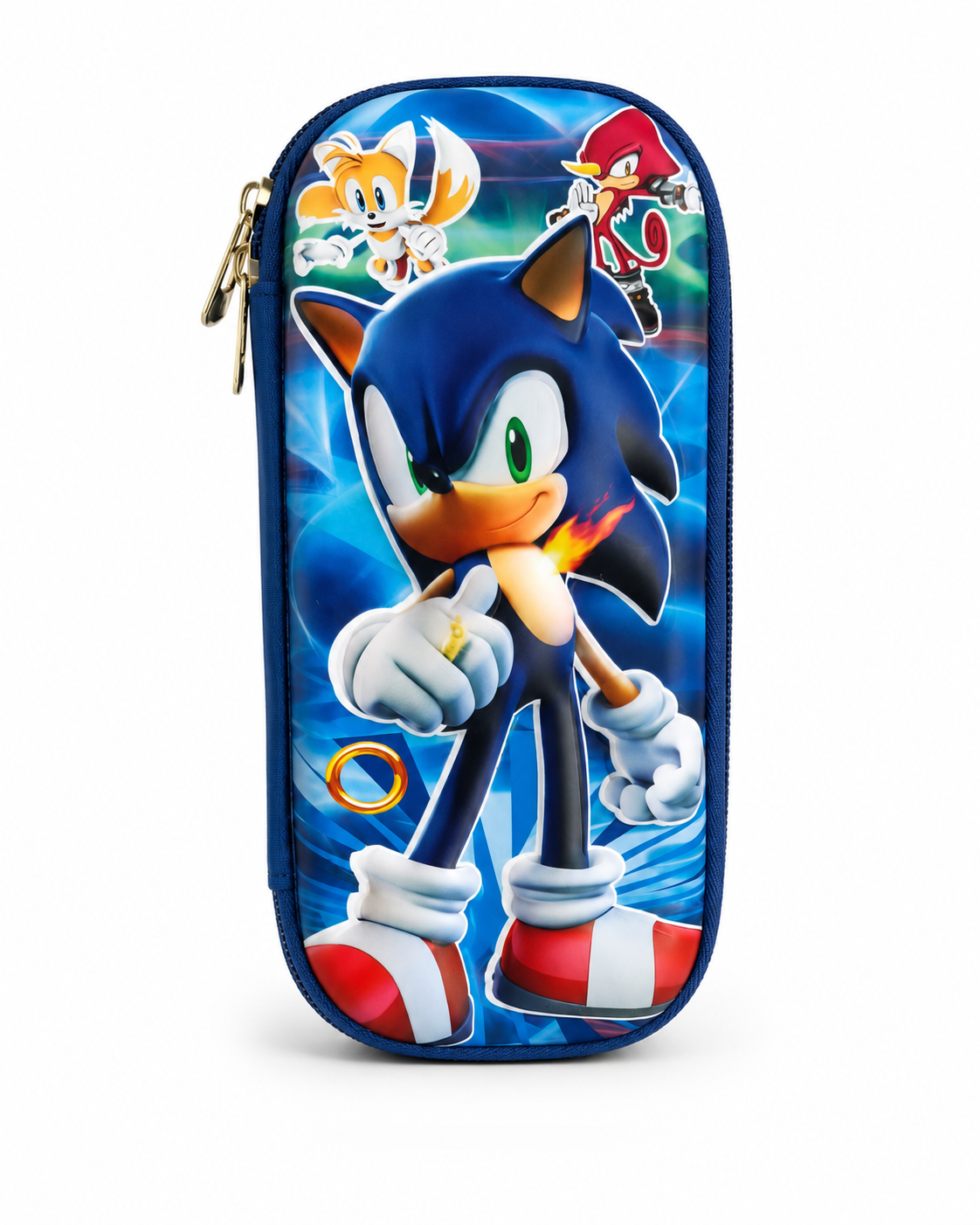 Sonic the Hedgehog 3D Hard-Shell Pencil Pouch – Blue, 24cm
