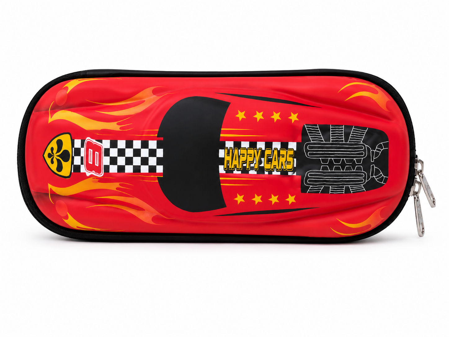 Blaze Racer 3D Hard-Shell Pencil Pouch – Red, 24cm