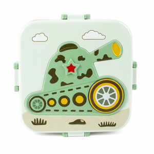 Army Tank Bento Lunch Box | 1100ml + Sauce Pot