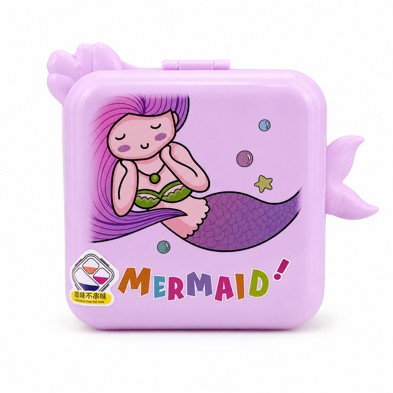 Mermaid Kids Bento Lunch Box | 1120ml + 70ml Sauce Pot