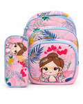 Chic Girl School Backpack | Pencil Pouch included | 16.5"/42cm
