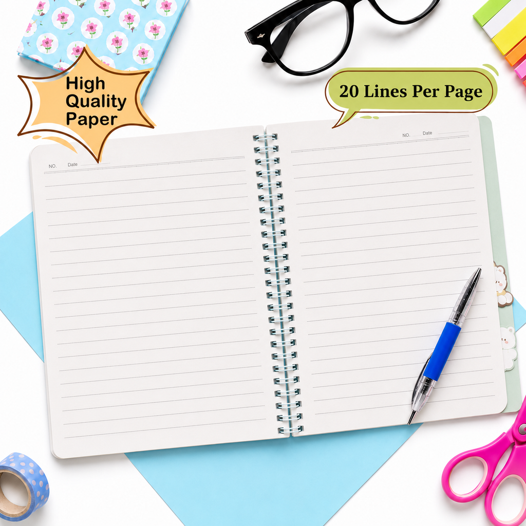 Good Time Bunny Spiral Notebook – Cute Bunny Journal
