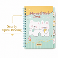 Good Time Bunny Spiral Notebook – Cute Bunny Journal