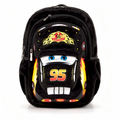 Speed Racer Fluffy School Backpack – 6 Pocket Kids School Bag