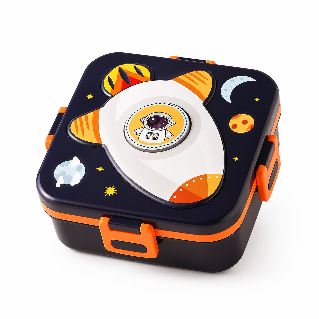 Space Rocket Bento Lunch Box | 1100ml + Sauce Pot